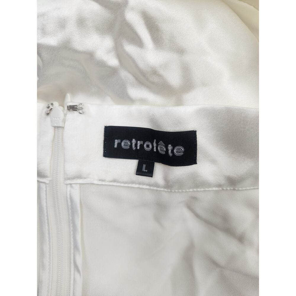 Retrofete White Train for Evalina Dress Size Large *Train Only* Bridal Bride - Picture 10 of 12